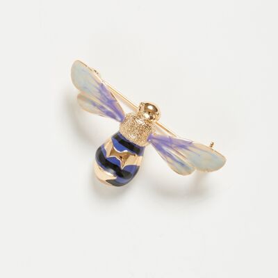 Broche abeille en émail