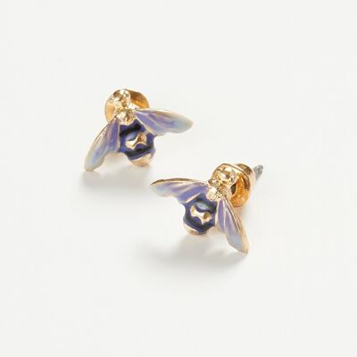 Enamel Bee Earrings