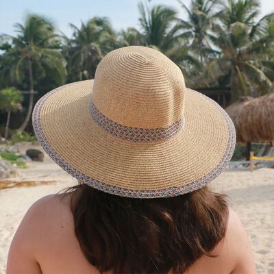 Orange - Hat with UV sun protection, UPF50 One size