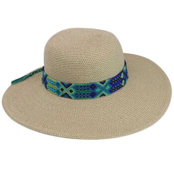 Chapeau de protection solaire UPF50+ PEACOCK - Sorrento - BASE Pavo Peacock Taille unique 3