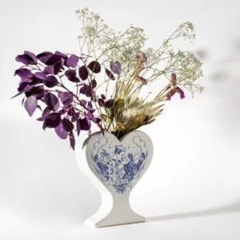 Vase coeur en céramique fait main "Amour" 4