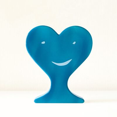 Handgefertigte Herzvase aus Keramik „Herzen“