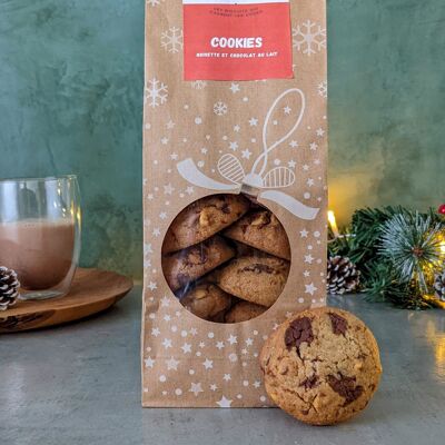Shortbread cookies with hazelnuts and milk chocolate - 330g