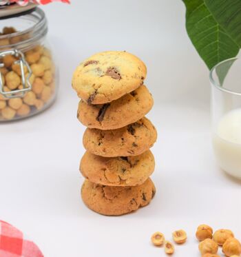 Cookies sablés noisettes et chocolat lait - SANS GLUTEN - 200g 3