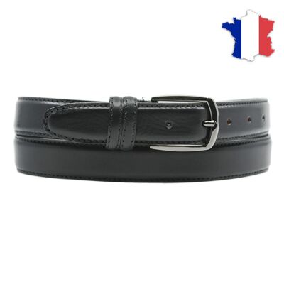 Full grain leather belt made in france FR6648