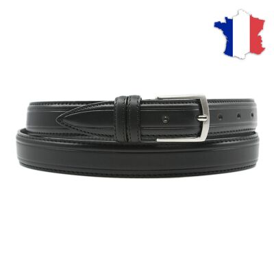 Full grain leather belt made in france FR6677