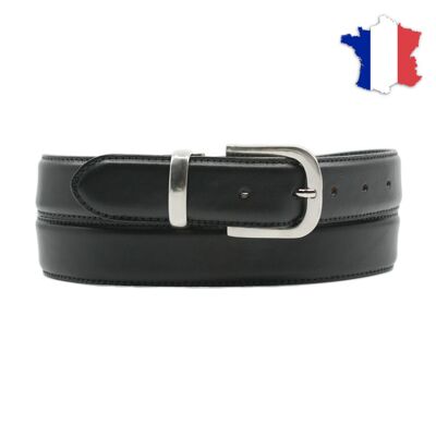 Full grain leather belt made in france FR6667