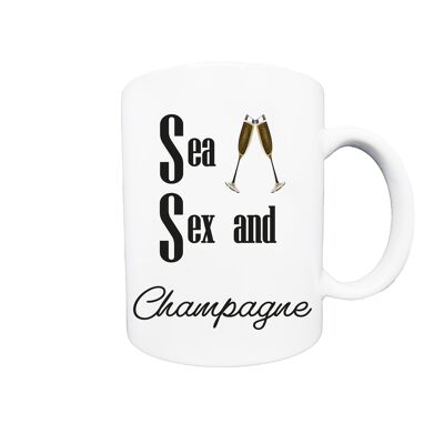 Mug Sea Sex and Champagne