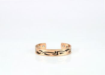 Bracelet magnétique en cuivre pur (Design 17) 1