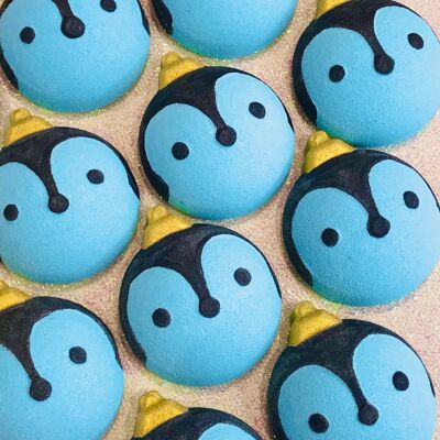 Bombe de bain Babiole Pingouin au parfum Bubble Gum