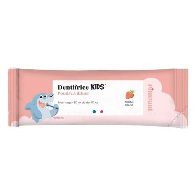 Kids strawberry toothpaste powder to dilute 8 gr