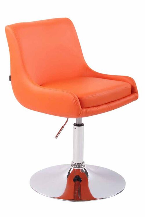 Luzio Fauteuil Kunstleer Oranje 7x50cm