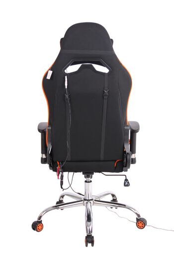 Filago Chaise de Bureau Tissu Orange 19x51cm 4