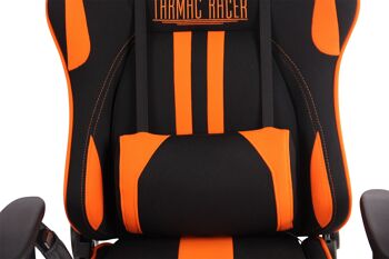Filago Chaise de Bureau Tissu Orange 19x51cm 6