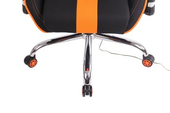 Filago Chaise de Bureau Tissu Orange 19x51cm 8