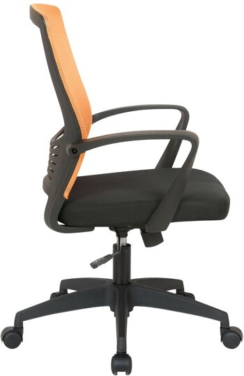 Chaise de Bureau Pirone Cuir Artificiel Orange 10x53cm 2