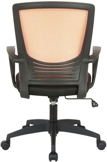 Chaise de Bureau Pirone Cuir Artificiel Orange 10x53cm 4