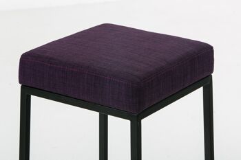 Tabouret Motta Tissu Violet 6x37cm 3