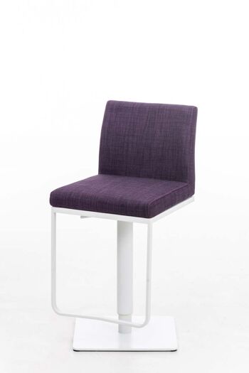 Tabouret Ragazzola Tissu Violet 18x44cm 3