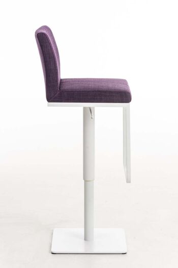 Tabouret Ragazzola Tissu Violet 18x44cm 4