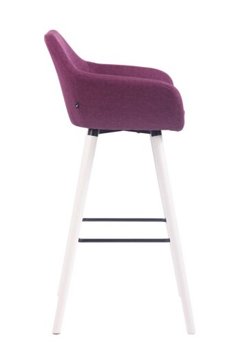 Tabouret Jesolo Tissu Violet 8x52cm 3