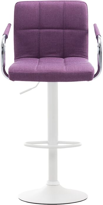 Tabouret de bar Esperita Tissu Violet 8x46cm 2