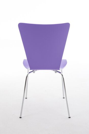 Legnano Chaise Visiteur Bois Violet 4x50cm 3