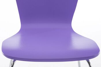 Legnano Chaise Visiteur Bois Violet 4x50cm 6