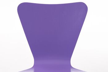 Cerbara Chaise Visiteur Bois Violet 4x47cm 4