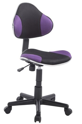 Nortosce Chaise de Bureau Microfibre Violet 7x43cm 1