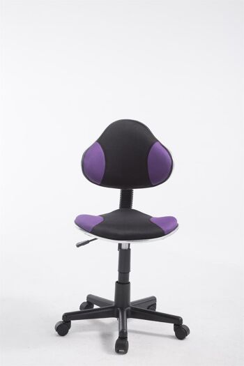 Nortosce Chaise de Bureau Microfibre Violet 7x43cm 2