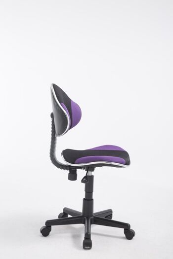 Nortosce Chaise de Bureau Microfibre Violet 7x43cm 3