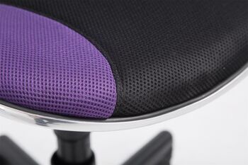 Nortosce Chaise de Bureau Microfibre Violet 7x43cm 7