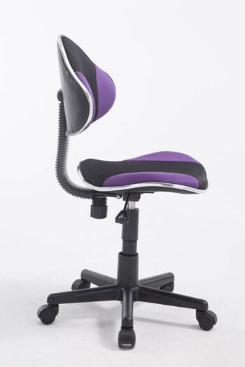 Nortosce Chaise de Bureau Microfibre Violet 7x43cm 10
