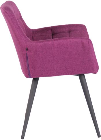 Cesalunga Chaise de salle à manger Tissu Violet 7x60cm 3