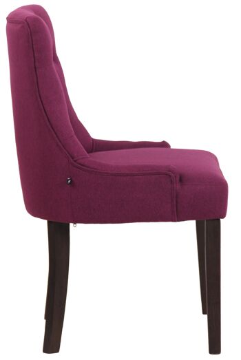Mazzocco Chaise de salle à manger Tissu Violet 8x58cm 3