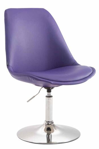 Sodalarga Chaise de salle à manger Cuir artificiel Violet 6x57cm 1