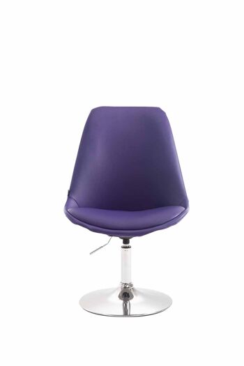 Sodalarga Chaise de salle à manger Cuir artificiel Violet 6x57cm 2