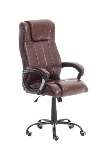 Stifone Chaise de Bureau Cuir Artificiel Rouge 17x65cm 1