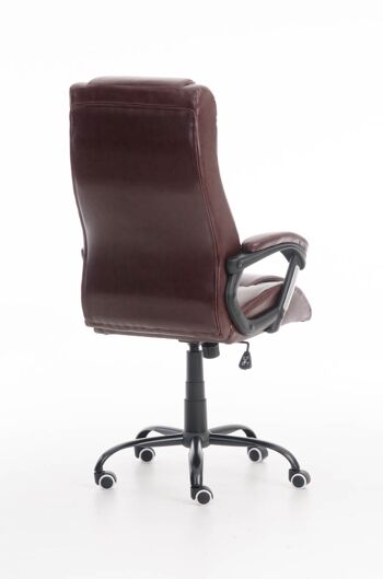 Stifone Chaise de Bureau Cuir Artificiel Rouge 17x65cm 4