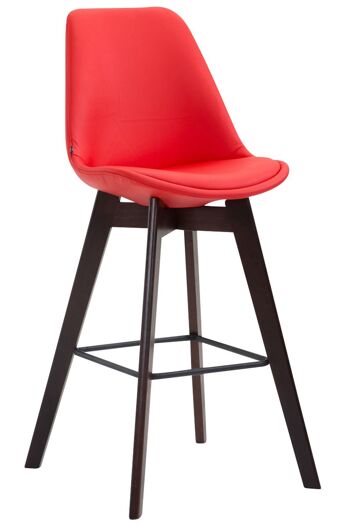 Tabouret de Bar Condor Cuir Artificiel Rouge 7x56cm 1