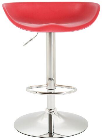 Amadeus Tabouret de Bar Plastique Rouge 5x43cm 2