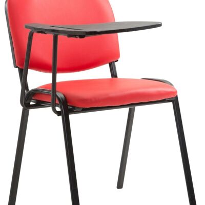 Eranova Bezoekersstoel Kunstleer Rood 6x71cm