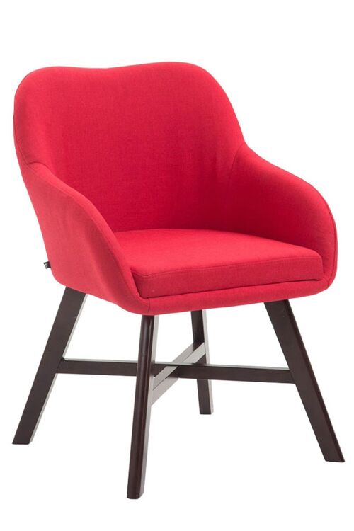 Lanzena Bezoekersstoel Stof Rood 10x55cm
