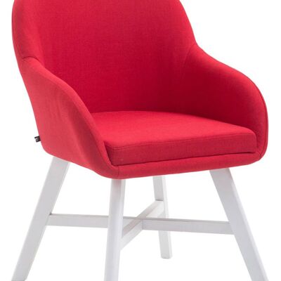Lazzari Bezoekersstoel Stof Rood 10x55cm