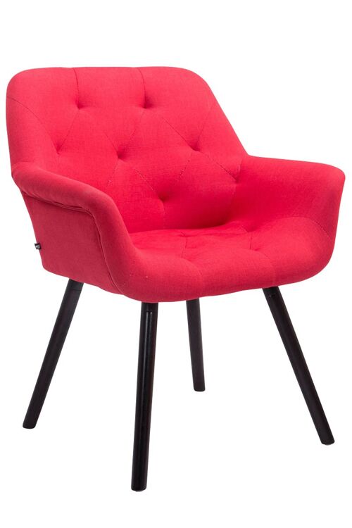 Morrice Bezoekersstoel Stof Rood 12x60cm