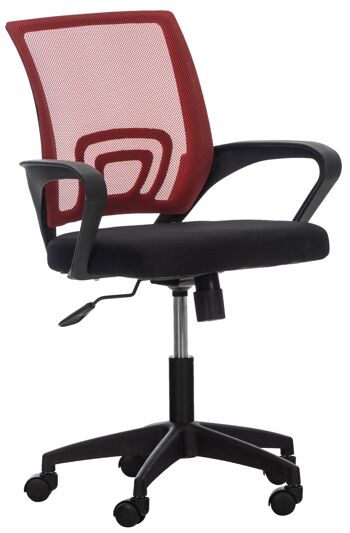 Pincano Chaise de Bureau Microfibre Rouge 8x50cm 1