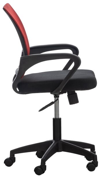 Pincano Chaise de Bureau Microfibre Rouge 8x50cm 3
