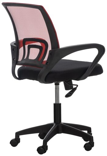 Pincano Chaise de Bureau Microfibre Rouge 8x50cm 4