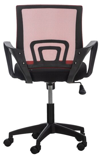 Pincano Chaise de Bureau Microfibre Rouge 8x50cm 5